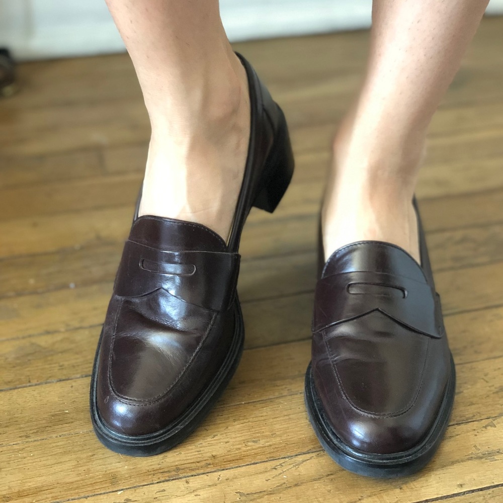 Brown Leather Loafers by GH Bass&Co